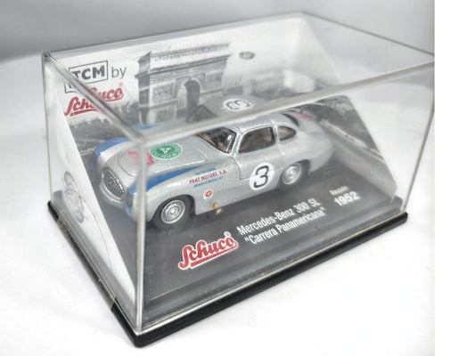 Mercedes-Benz 300 SL Carrera Panamericana 1952 Schuco Srebrny 1:72 – zdjęcie 2