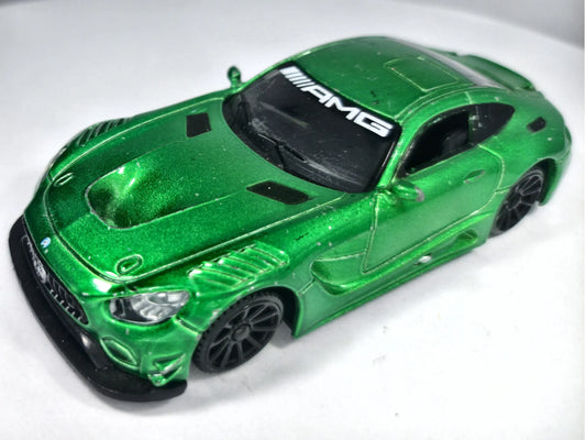 Mercedes-Amg Gt R Motor Max 1:43 Coupe Luzak Zielony Sportowy – zdjęcie 2