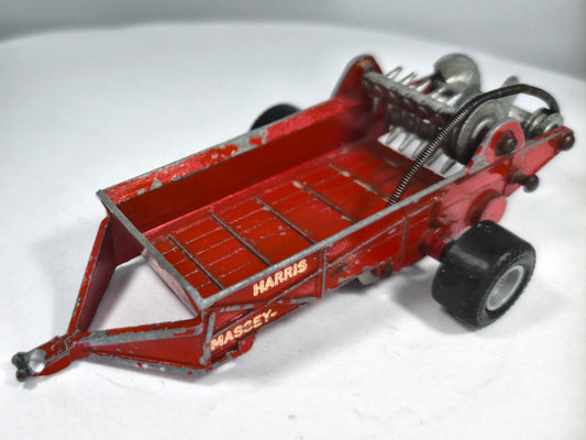Massey-Harris Manure Dinky Toys 1:43 Przyczepa Rolnicza Luzak Czerwony – zdjęcie 2