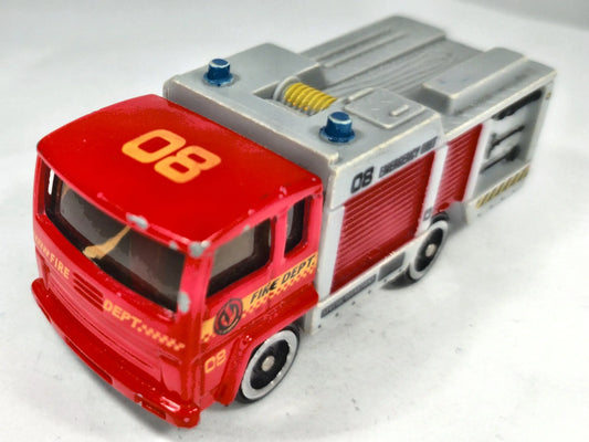 Wóz Strażacki 1:64 Wóz strażacki FIRE DEPT Luzak Czerwony Straż pożarna – zdjęcie 2