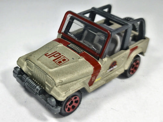 Jeep Wrangler Matchbox 2017 Jurassic Park / Jurassic World 1:64 JP Luzak – zdjęcie 2