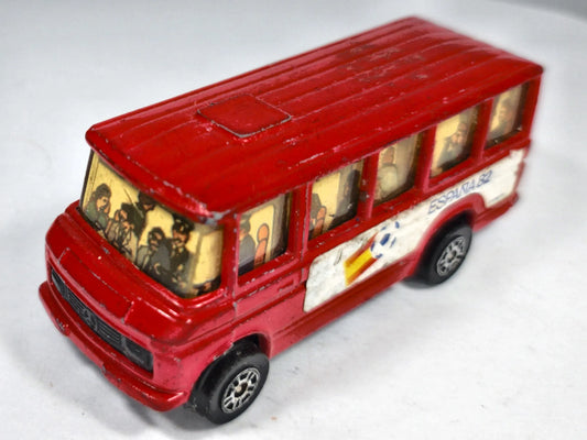 Mercedes-Benz Bus Corgi Juniors Corgi '80 Czerwony 1:72 Made in Gt Britain – zdjęcie 2