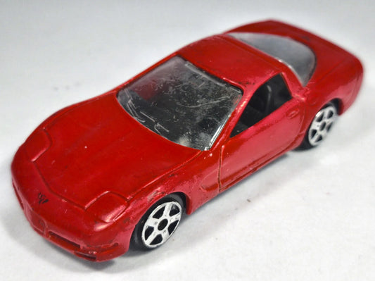 1997 CHEVROLET CORVETTE, Maisto, Die cast, Czerwony, 1:64, Resoraki – zdjęcie 2