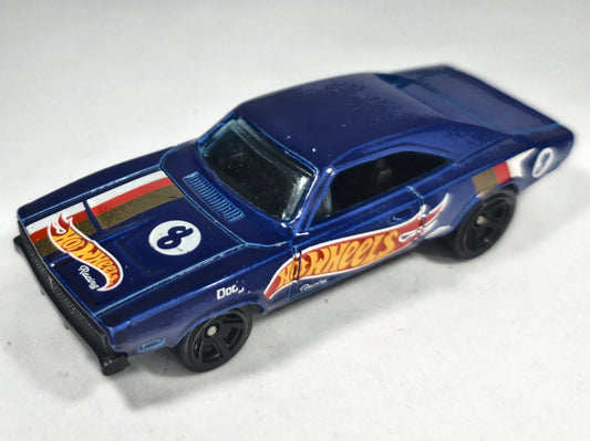 Dodge Charger 1969 Hot Wheels 2004 1:64 DOC. Luzak Niebieski – zdjęcie 2
