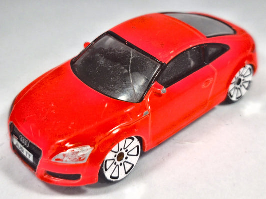 AUDI TT RS COUPE, Realtoy, Die cast 190E3G Jaskrawy Czerwony 1:64, Resoraki – zdjęcie 2