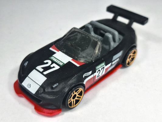 2015 MAZDA MX-5 MIATA, Hot Wheels 2015, Die cast DHP05 Czarny 1:50 Resoraki – zdjęcie 2
