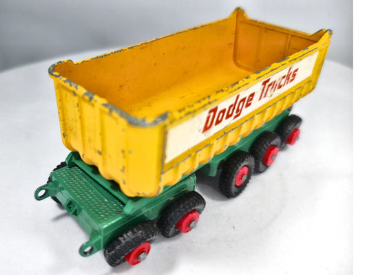 Naczepa Dodge Trucks Tipper Matchbox Super Kings 1:43 Made in England Luzak – zdjęcie 2