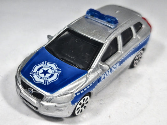 Volvo V70 RMZ City 1:64 POLICE Luzak Srebrny Policja – zdjęcie 2
