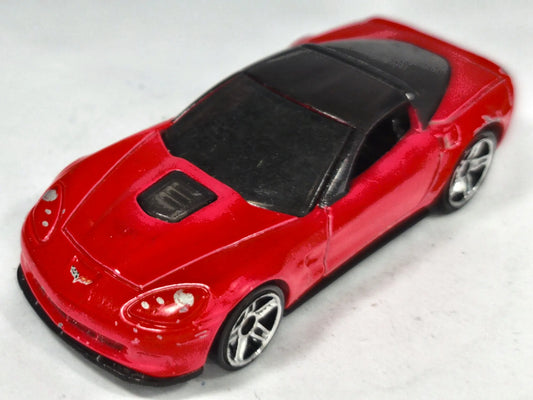 '09 Chevrolet Corvette C6 Hot Wheels 2004 1:64 Luzak Czerwony – zdjęcie 2