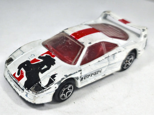 Ferrari F40 Matchbox 1988 1:59 Luzak Biały – zdjęcie 2