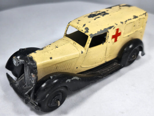 BENTLEY AMBULANCE Dinky Toys 1940's Beżowy 1:35 Made in England – zdjęcie 2