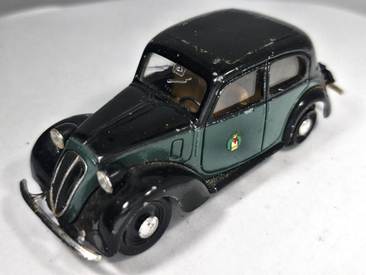 FIAT 1100 508 C Policja Brumm Czarny 1:32 Made in Italy – zdjęcie 2