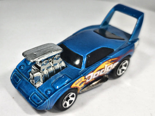 Dodge Charger Drift Car Hot Wheels 2005 1:64 HEMI DAYTONA Luzak Niebieski – zdjęcie 2