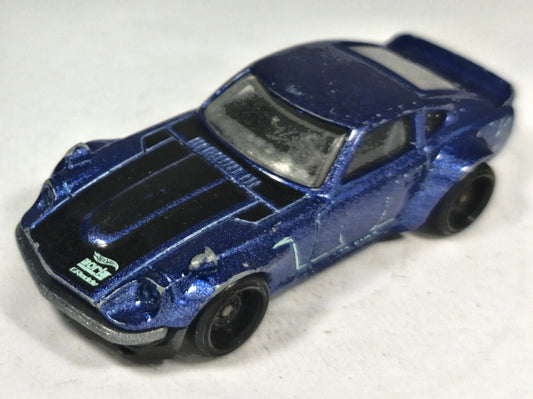 Custom Datsun 240Z Hot Wheels 2016 Nightburnerz 1:64 50 Luzak Niebieski – zdjęcie 2