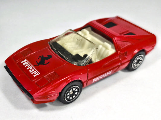 FERRARI 308 GTS CABRIO Corgi '80 Czerwony 1:58 Made in Great Britain – zdjęcie 2