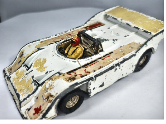Porsche Audi Samochód wyścigowy Corgi '80 Biały 1:36 Made in Gt Britain – zdjęcie 2