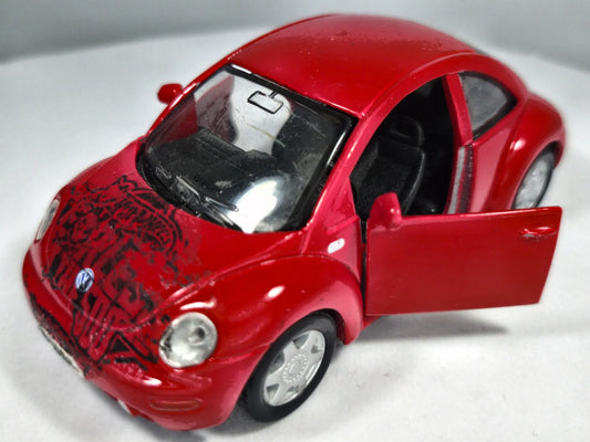 VOLKSWAGEN NEW BEETLE MK2, Maisto, Die cast, Czerwony, 1:37, Resoraki – zdjęcie 2