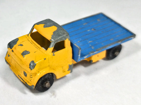 CIĘŻARÓWKA PLATFORMA TUF-TOTS Lone Star 1960 Żółty 1:72 Made in Gt Britain – zdjęcie 2