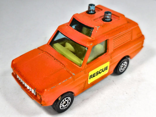 RANGE ROVER POLICE Policja Corgi '80 Pomarańczowy 1:60 Made in Gt Britain – zdjęcie 2