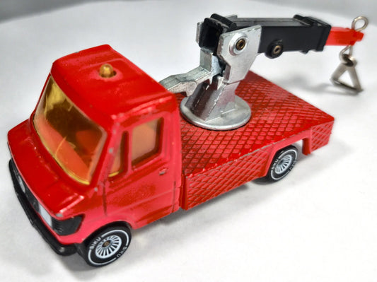 Ciężarówka MERCEDES 208 SIKU '90 Czerwony 1:55 Made in West Germany – zdjęcie 2