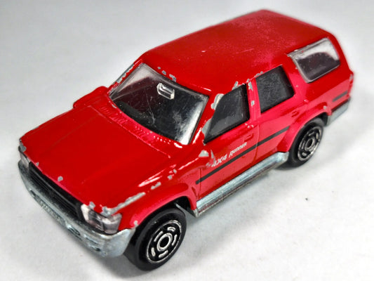 TOYOTA RUNNER Majorette '80 Czerwony 1:58 Made in France – zdjęcie 2