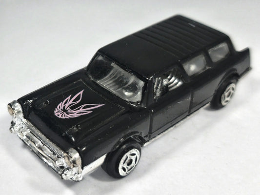 Chevrolet Bel Air Nomad 1955 Zylmex 1:64 Kombi Luzak Czarny Vintage Model – zdjęcie 2