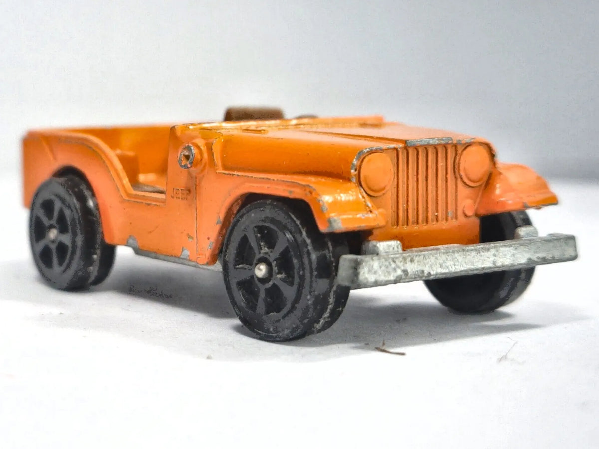 WILLYS JEEP, Corgi Whizzwheels, Made in Gt Britain, 3396/69, Pomarańcz 1:64 – zdjęcie 9