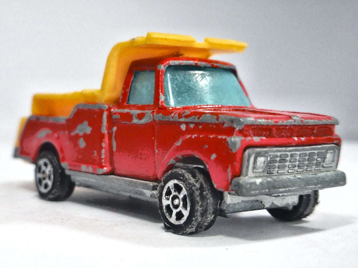 FORD CAMPER, Corgi Juniors, Made in Gt Britain, No.3396/69, Czerwony, 1:64 – zdjęcie 9