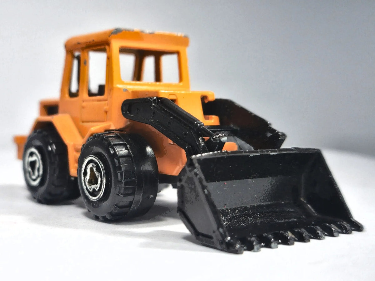 "TRACTO" BULLDOŻER, Ładowarka, Majorette, Die cast No.263, Żółty, 1:87 – zdjęcie 9