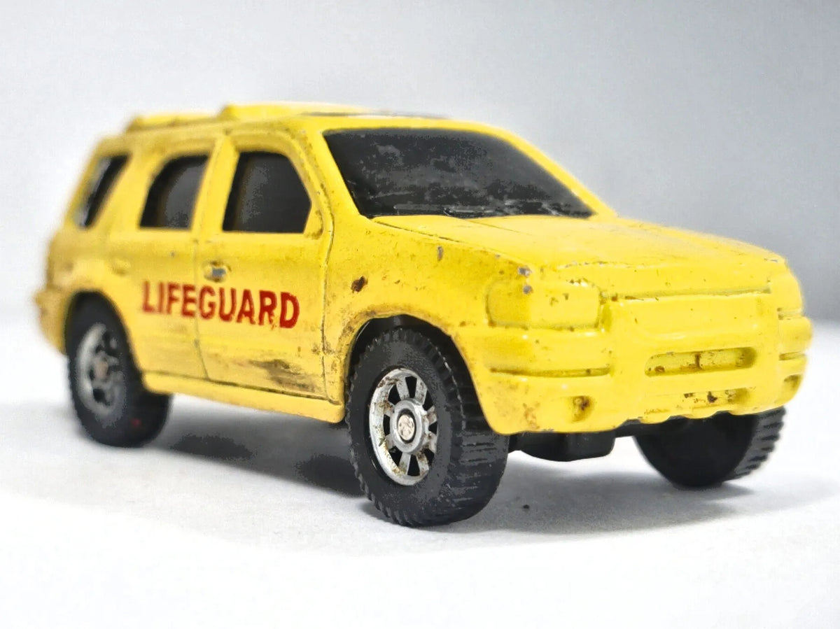 FORD ESCAPE SUV, Lifeguard, Old Maisto, Die cast, Żółty, 1:64, Resoraki – zdjęcie 9
