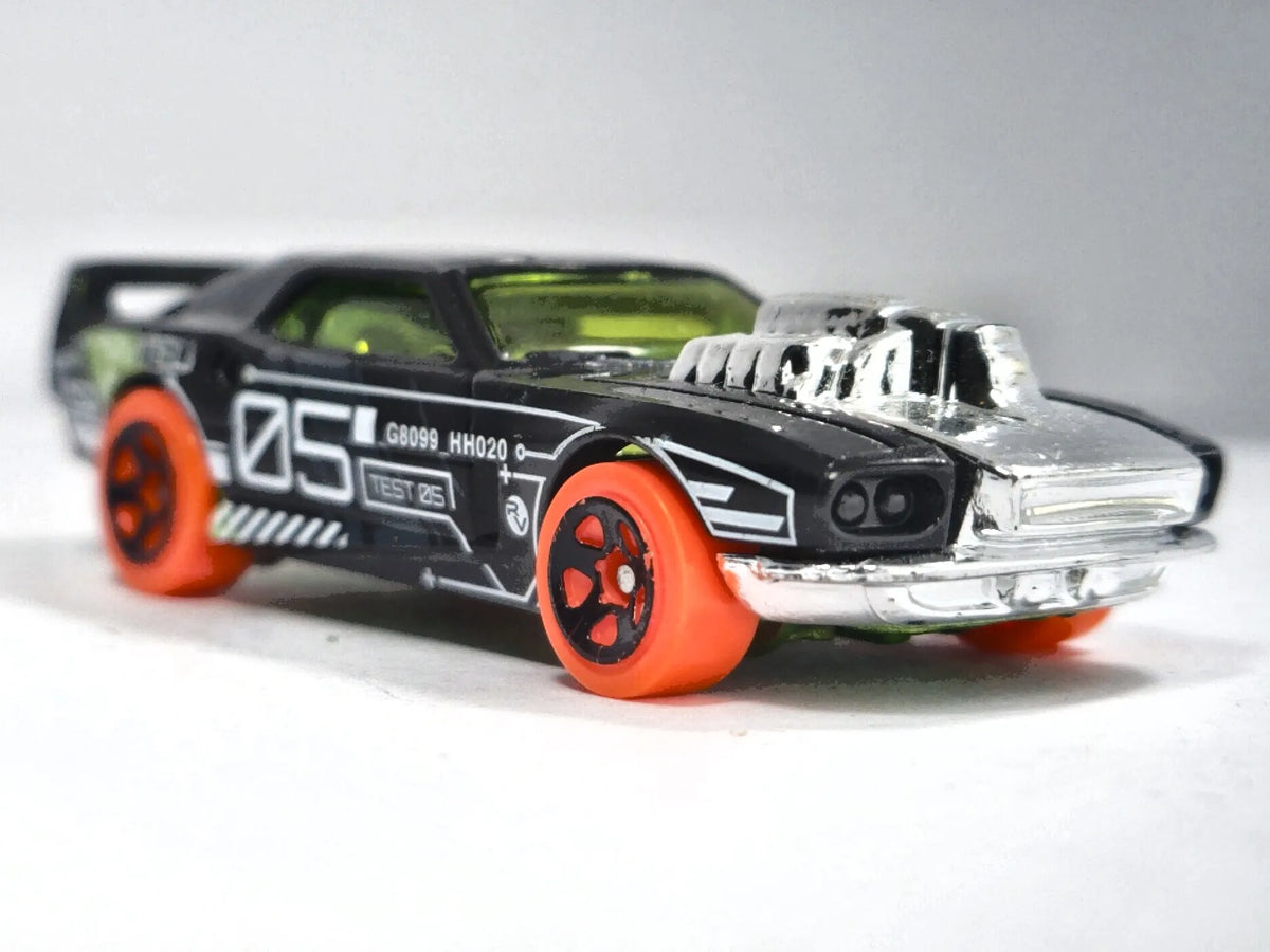 RIVITED, Seria AcceleRacers, Hot Wheels 2004, Die cast 1 NL, Czarny, 1:64 – zdjęcie 9