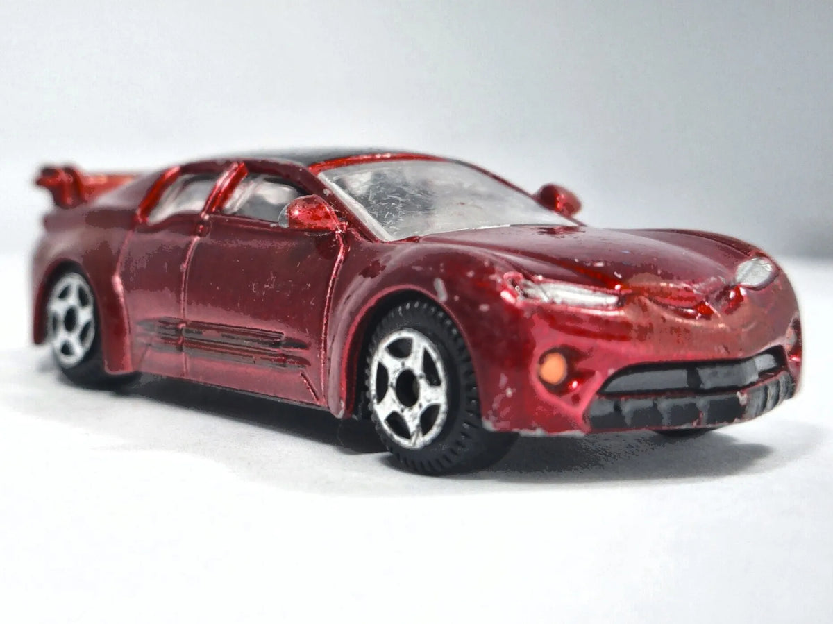 PONTIAC RAGEOUS z 1997 r, MotorMax, Die cast 6047, Bordowy, 1:64, Resoraki – zdjęcie 9