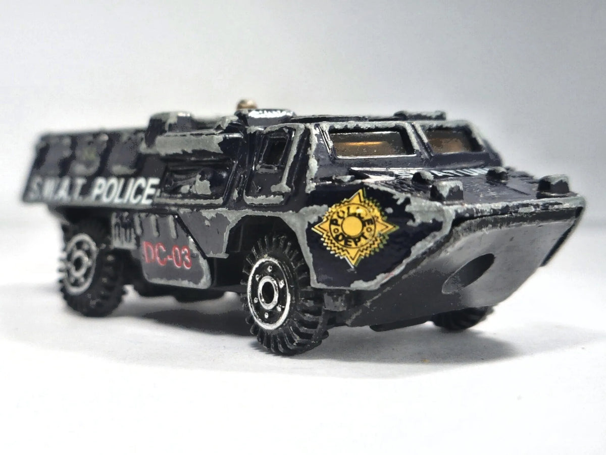 SWAT POLICE VEHICLE, Die cast, Czarny, 1:64, Resoraki – zdjęcie 9