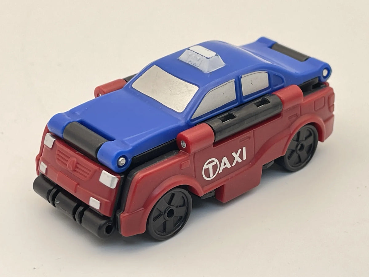 Flip Cars 2 in 1 City Taxi & Pickup Truck, Auldey AUBY 2019, Resoraki, 1:64 – zdjęcie 10