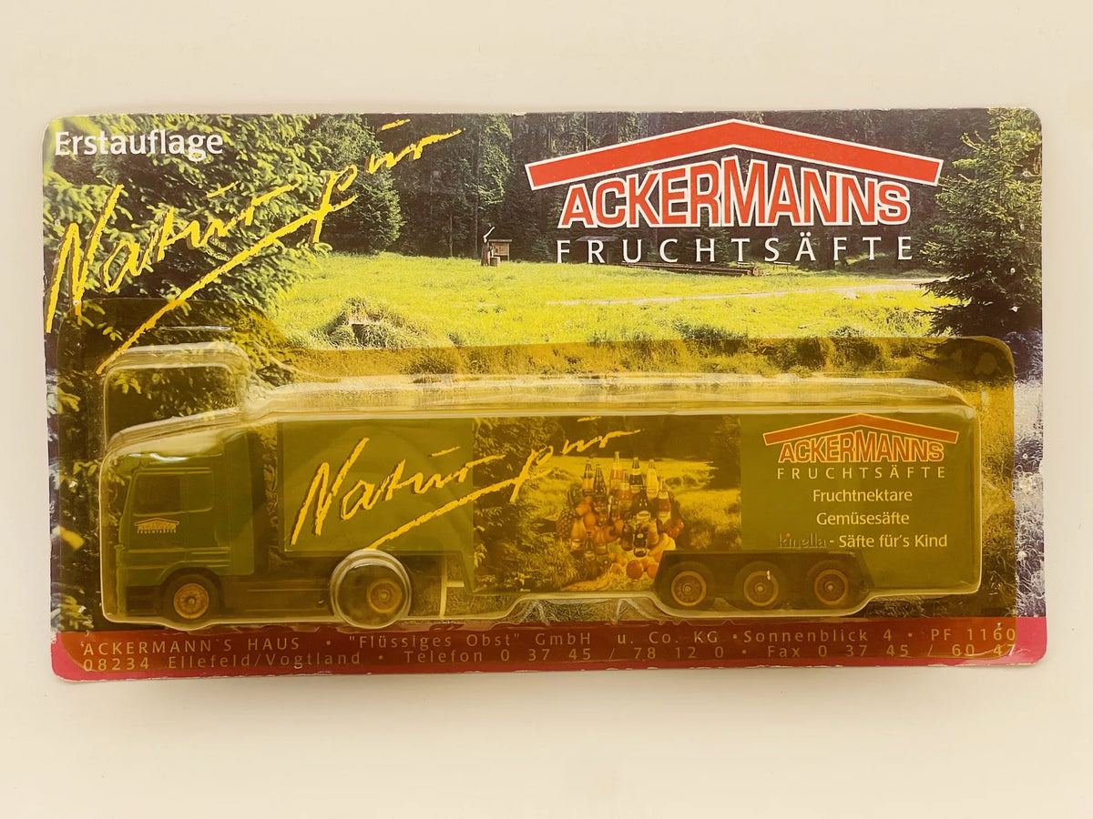 Mercedes-Benz Actros Grell 1:87 Zielony Promocyjny Ackermanns Fruchtsäfte – zdjęcie 7