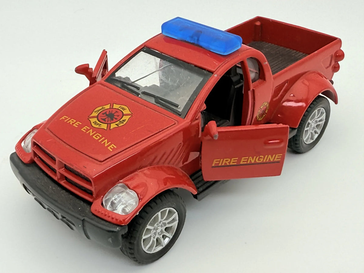 Dodge Power Wagon Fire Engine, Straż pożarna, Resoraki, die cast, 1:32 – zdjęcie 8
