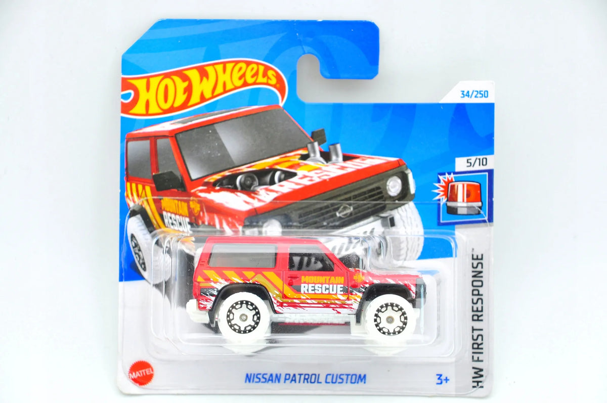NISSAN PATROL CUSTOM Hot Wheels 2024 Czerwony 1:64 – zdjęcie 9