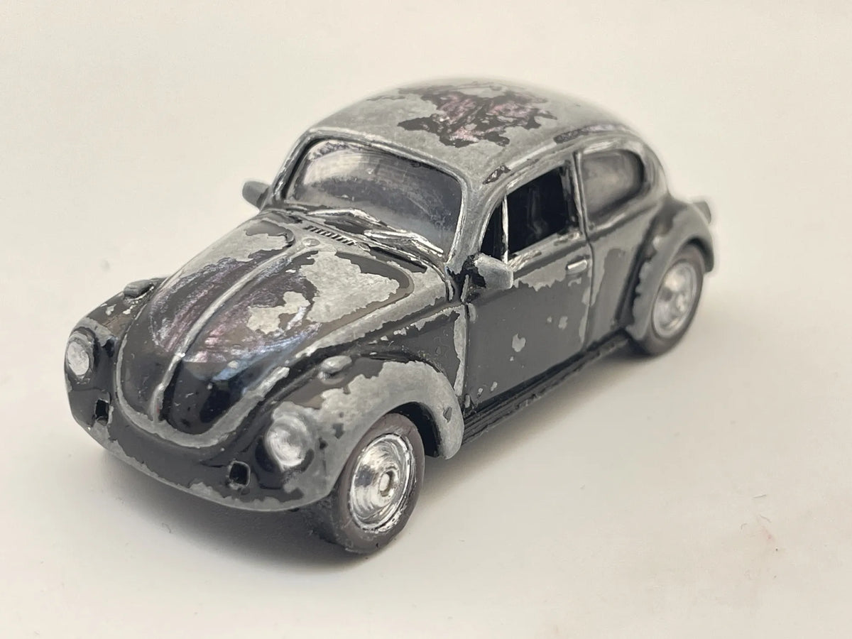Volkswagen BEETLE, Garbus, Welly, VINTAGE Model Die cast 52222, Czarny 1:60 – zdjęcie 8