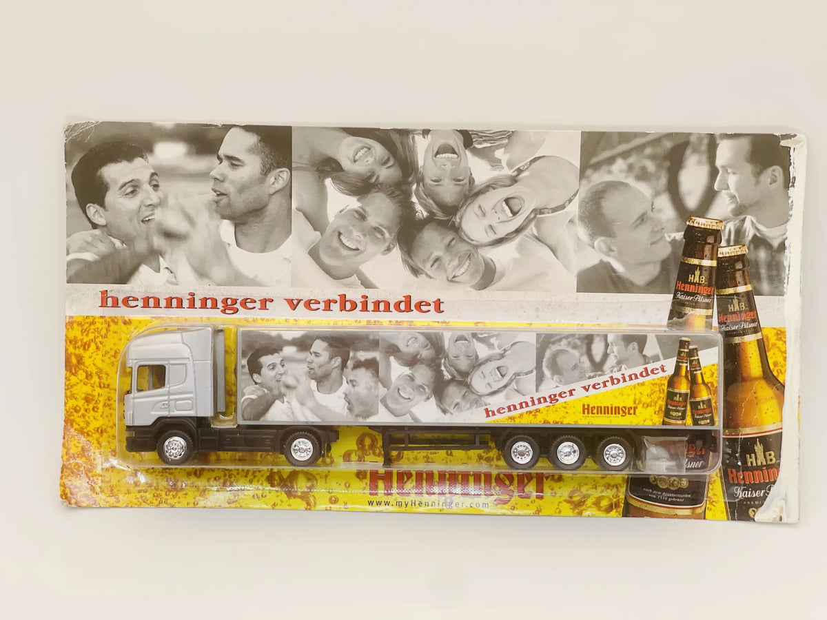 Scania Hümmer 1:87 henninger verbindet Blister Srebrny Reklama – zdjęcie 7