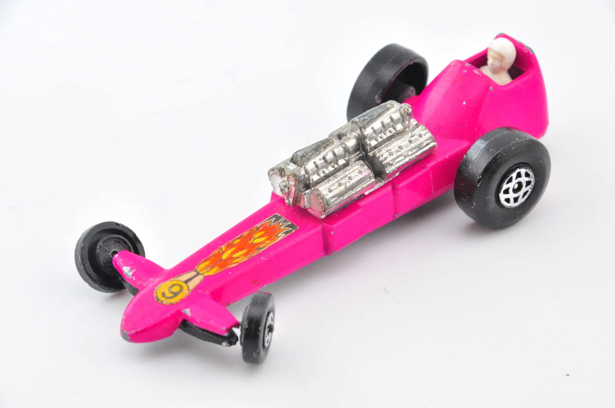 Slingshot Dragster, Matchbox 1974, Made in England, Die cast, Różowy, 1:64 – zdjęcie 9