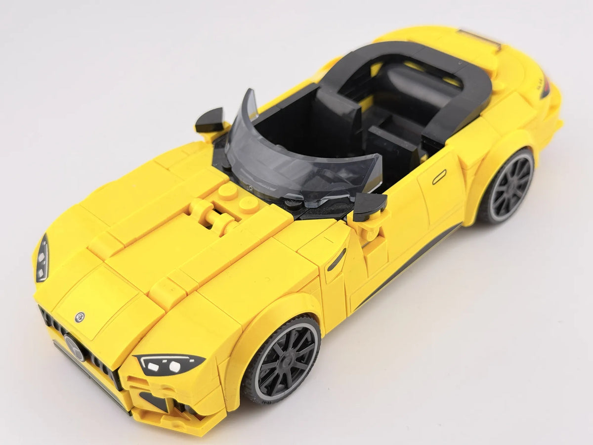 MERCEDES-AMG SL 63 CABRIO, Lego Speed Champions 76924, Resoraki, Żółty 1:24 – zdjęcie 10