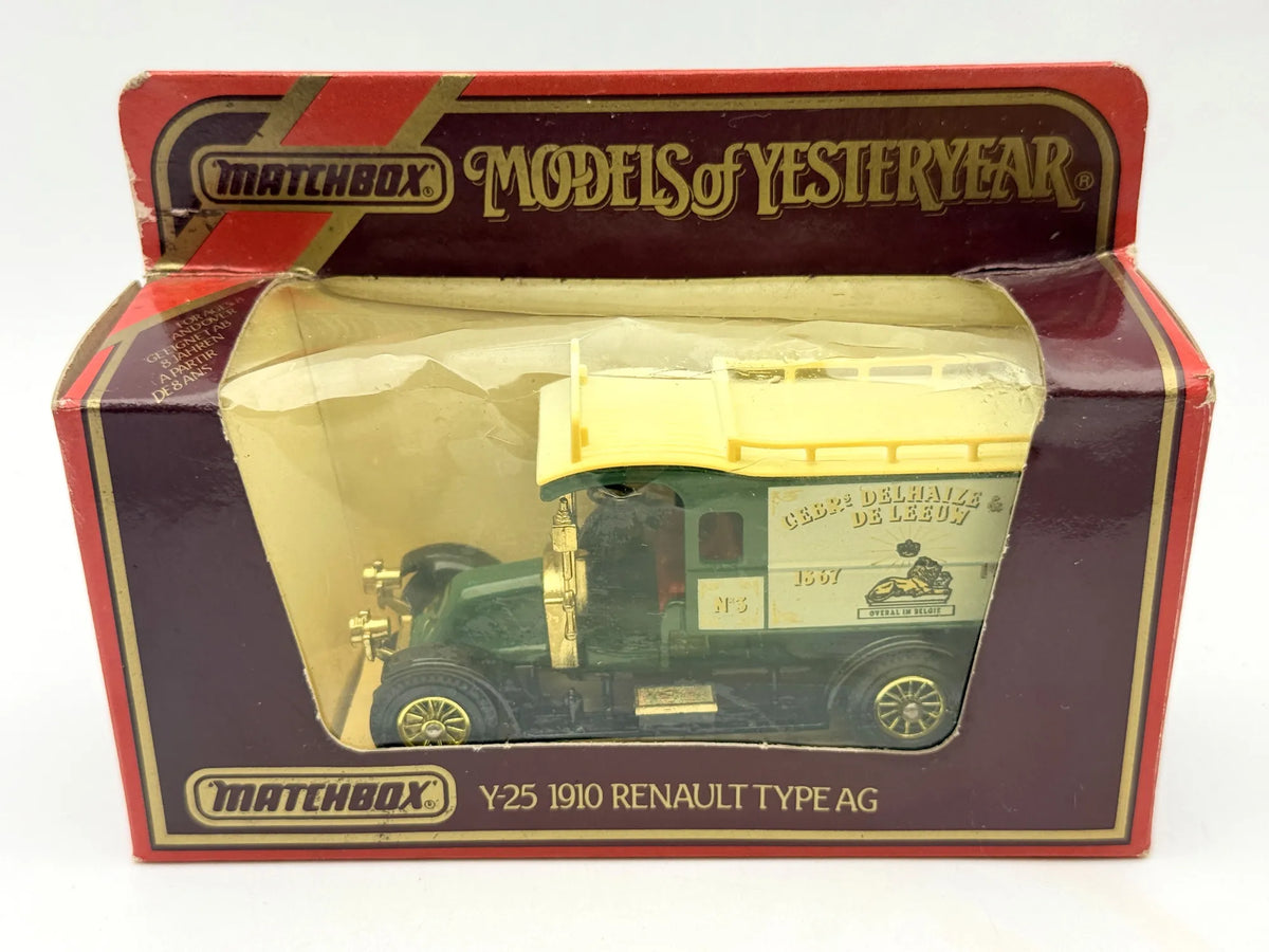 Y-25 1910 RENAULT TYPE AG Models of Yeasteryear Matchbox 1984 Zielony 1:43 – zdjęcie 5