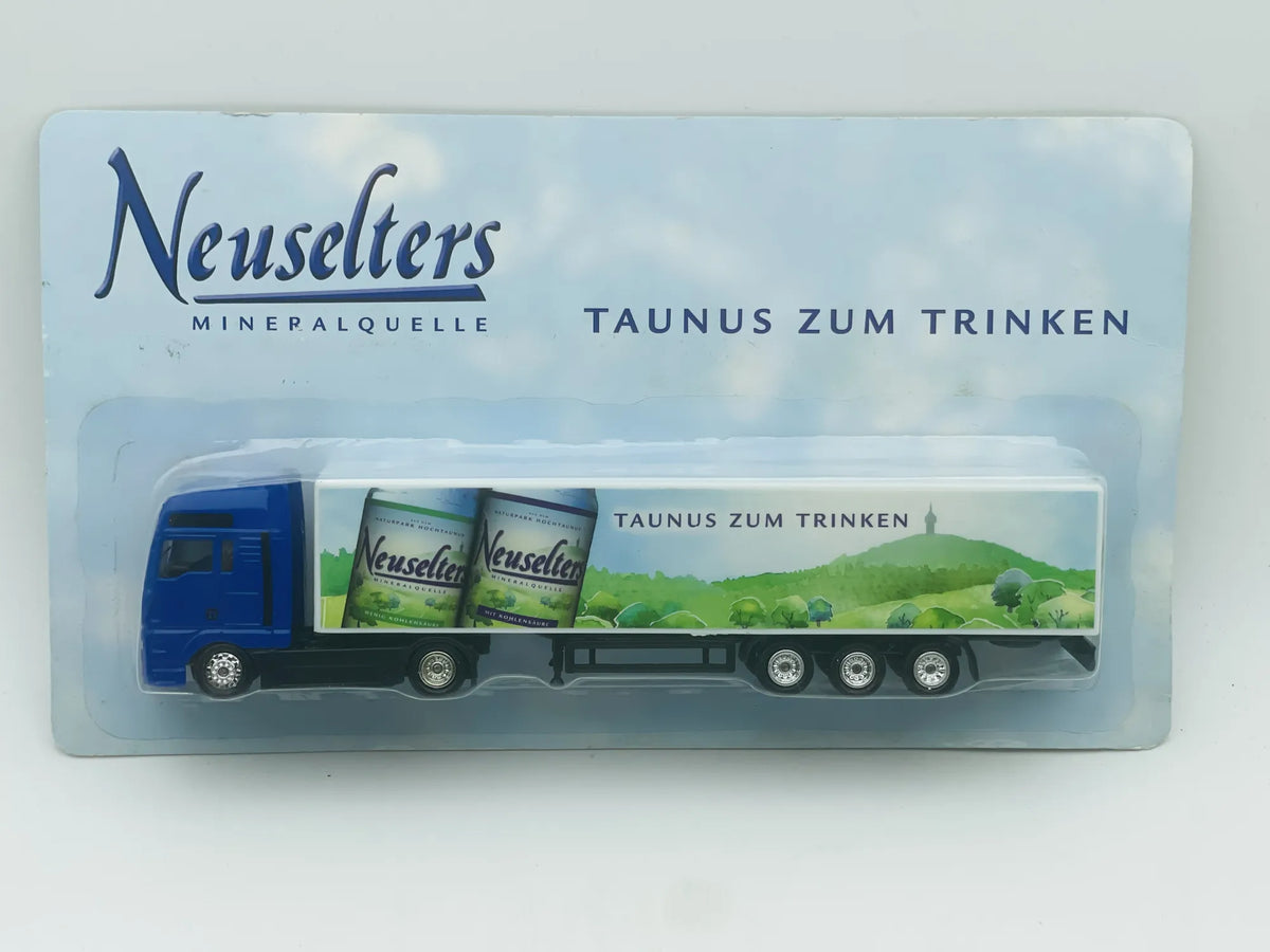 MAN Hümmer 1:87 Ciężarówka Promocyjna Neuselters Blister Niebieski – zdjęcie 7