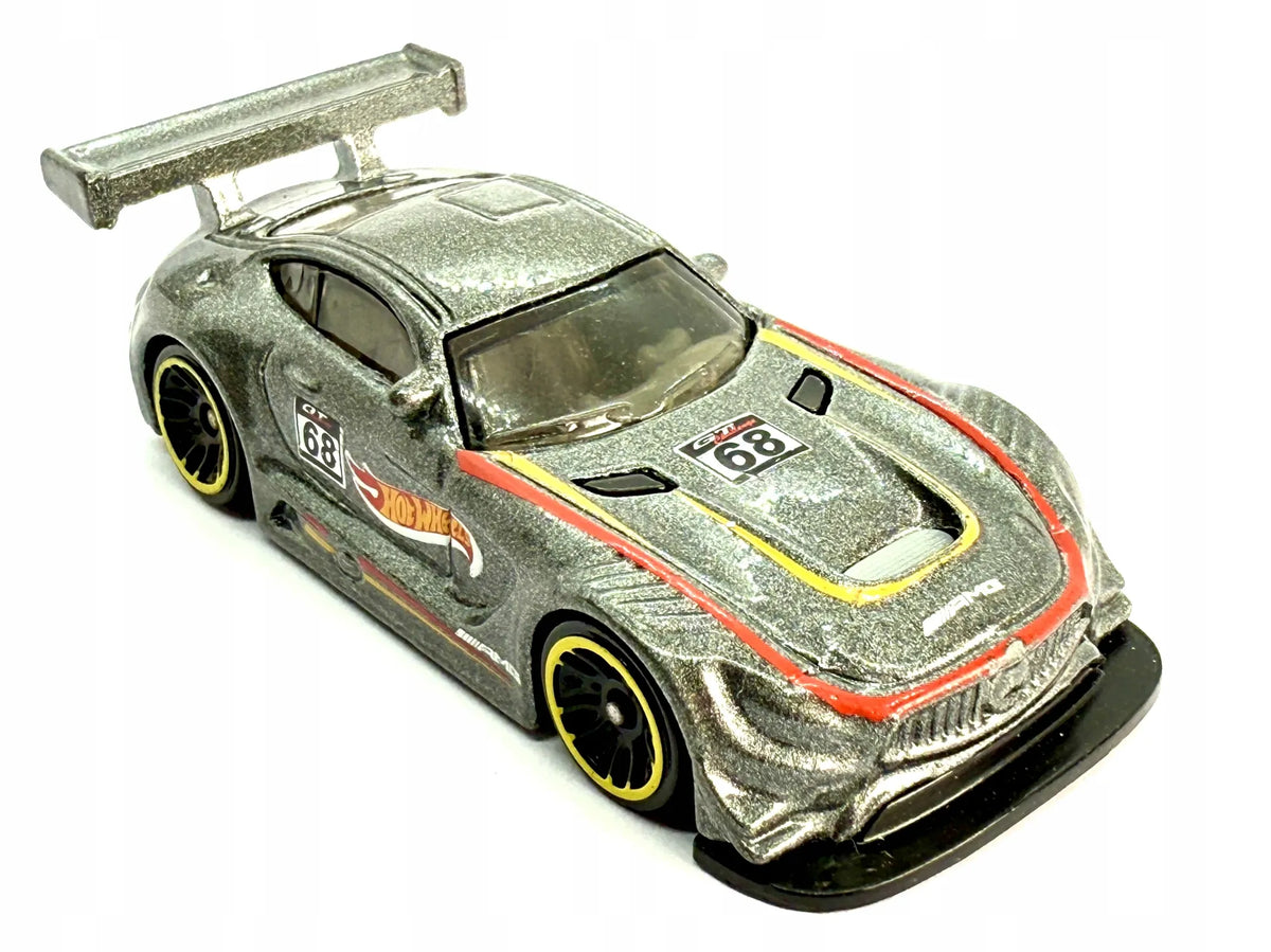 '16 MERCEDES-AMG GT3, Hot Wheels 2017, FJV46, Grafitowy, 1:64, Resoraki – zdjęcie 8