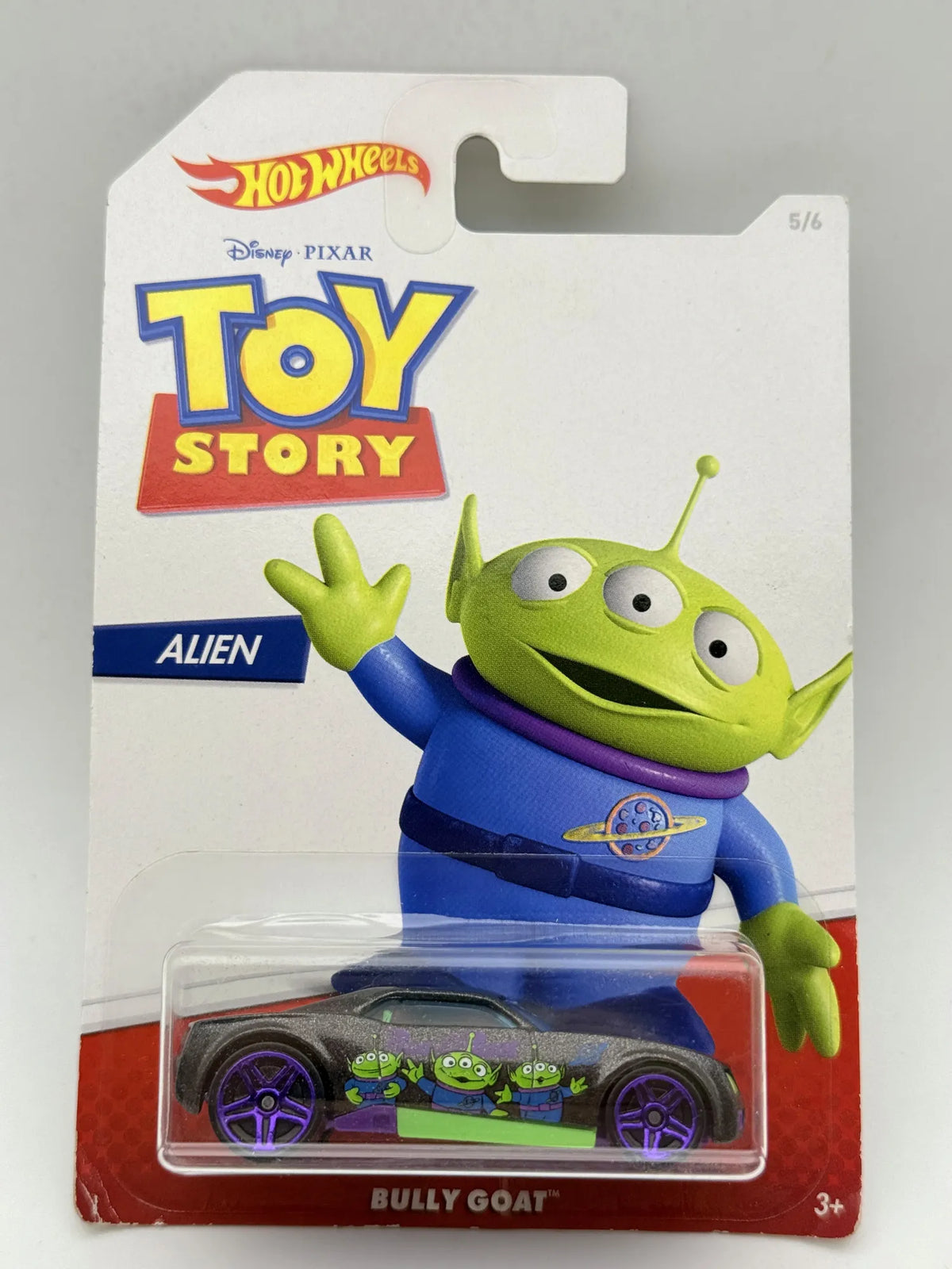 BULLY GOAT Toy Story Hot Wheels 2017 Szary 1:64 – zdjęcie 9