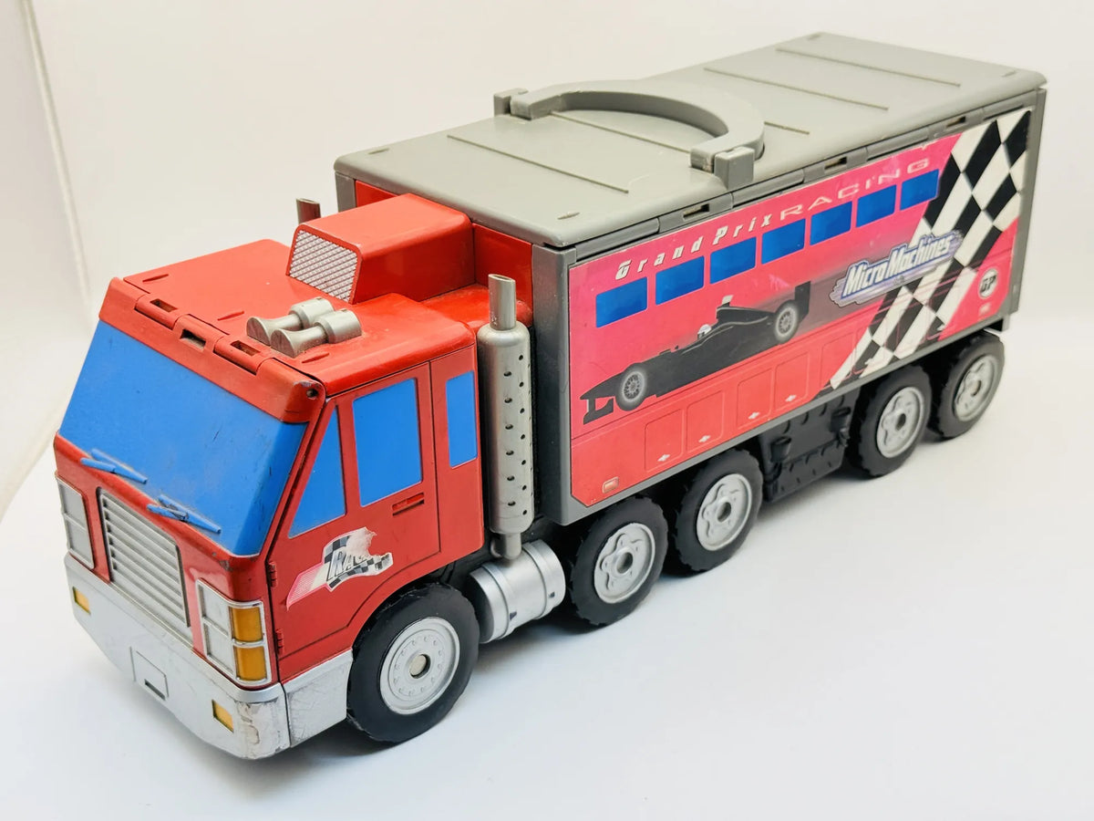 MICRO MACHINES GRAND PRIX RACING TRUCK (DIORAMA) Hasbro 1999 Czerwony 1:10 – zdjęcie 12