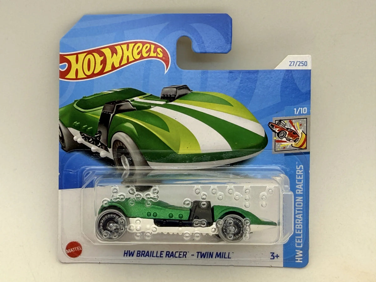 HW BRAILLE RACER - TWIN MILL HW CELEBRATION RACER Hot Wheels 2024 Ziel 1:64 – zdjęcie 9