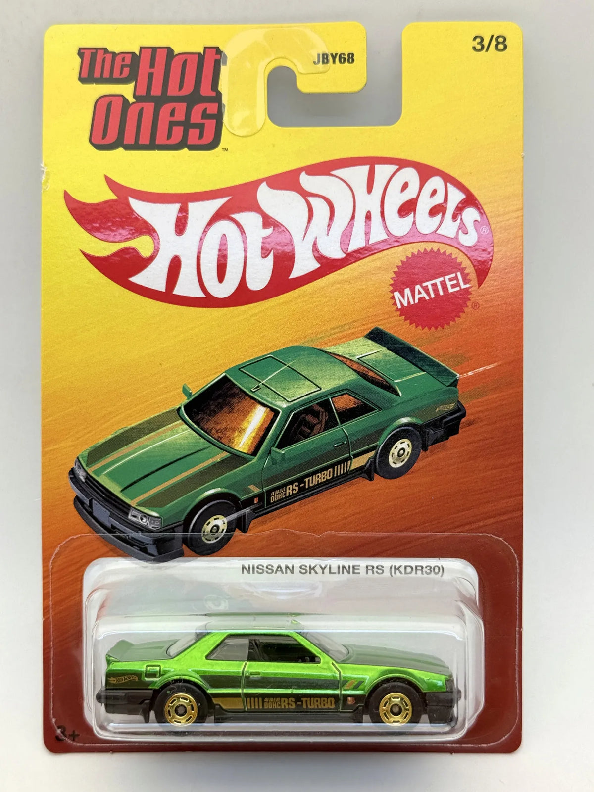 NISSANA SKYLINE RS (KDR30) The Hot Ones Hot Wheels 2025 Zielony 1:64 – zdjęcie 9