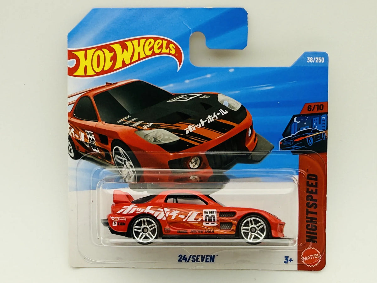 24/Seven Hot Wheels 2026 Nightspeed 1:64 600 Blister Czerwony – zdjęcie 6