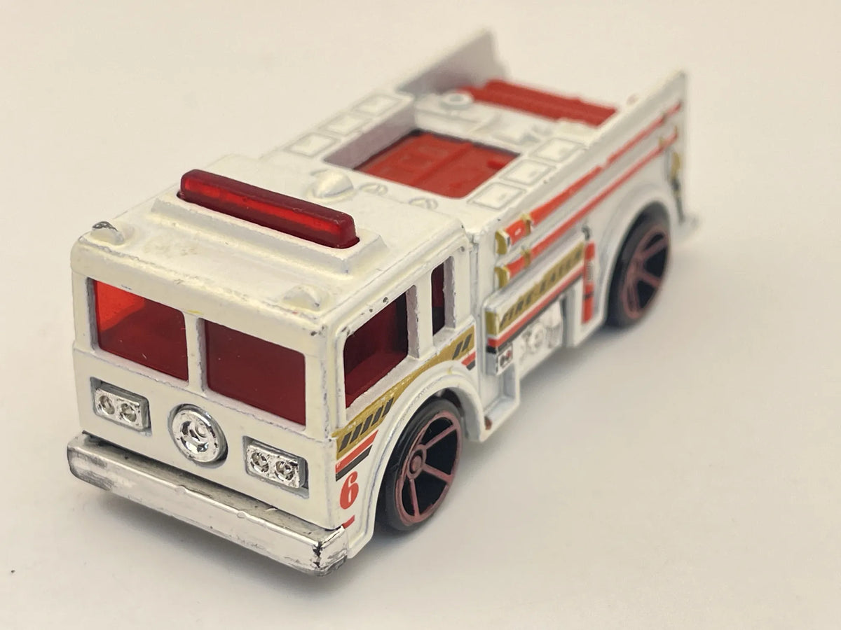 FIRE EATER TRUCK, Hot Wheels 1976, Die cast D28, Biały, 1:64, Resoraki – zdjęcie 8